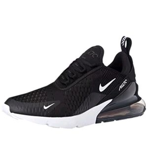 MENS Nike Air Max 270 BLACK/ANTHRACITE-WHITE-SOLAR RED AH8050-002  Size 13